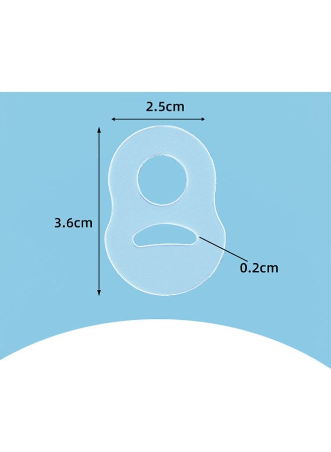 ١٠ قطع من حلقات تصحيح الأظافر الناشبة، حلقات سيليكون لتصحيح الأظافر الناشبة - مقاومة للتمدد، قابلة لإعادة الاستخدام - Image 2